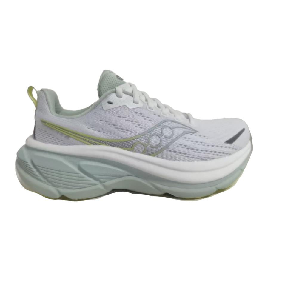 Saucony Hurricane 25 | White/Mist | Women's Cushioned Stability Running and Walking Shoe