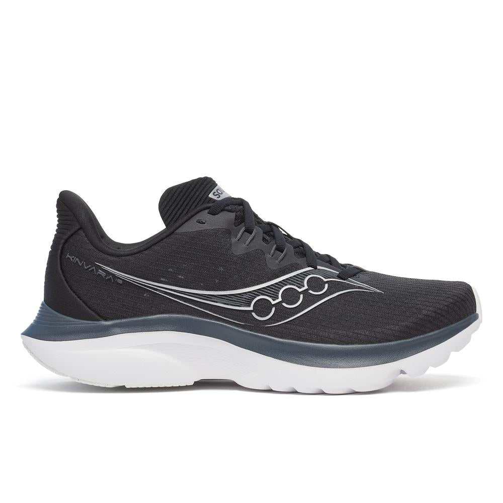 Saucony Kinvara 16 | Black/White| Women's Lightweight, Responsive Running and Walking Shoe