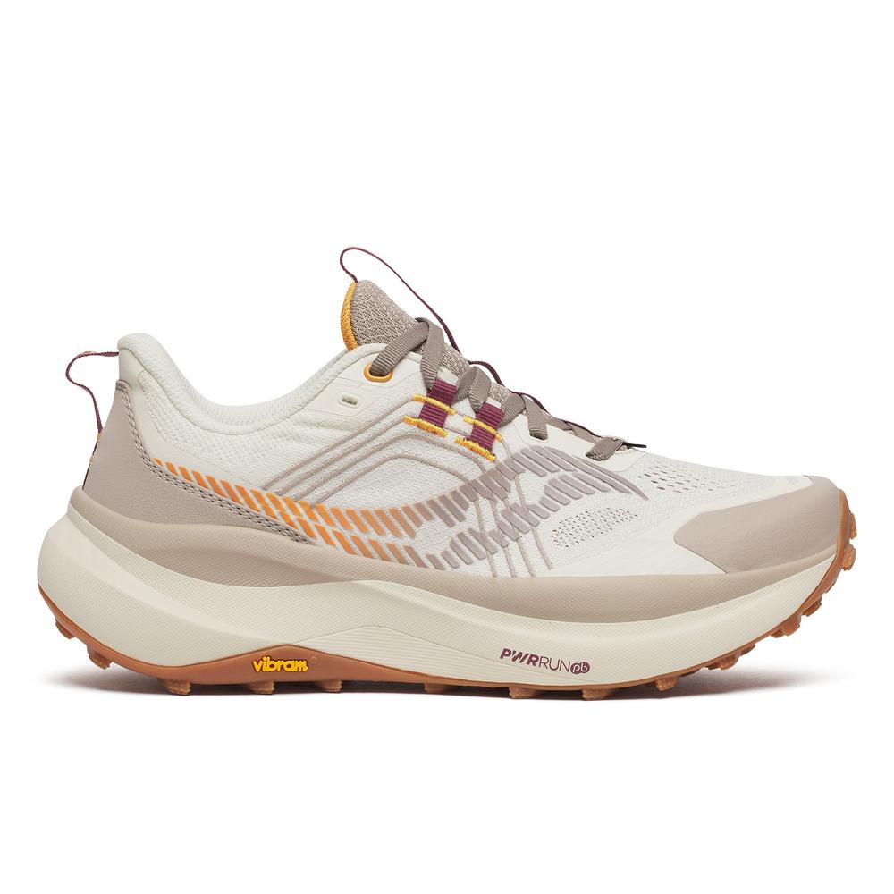 Saucony Xodus Ultra 4 | Almond/Barley | Women's Cushioned Trail Running and Walking Shoe