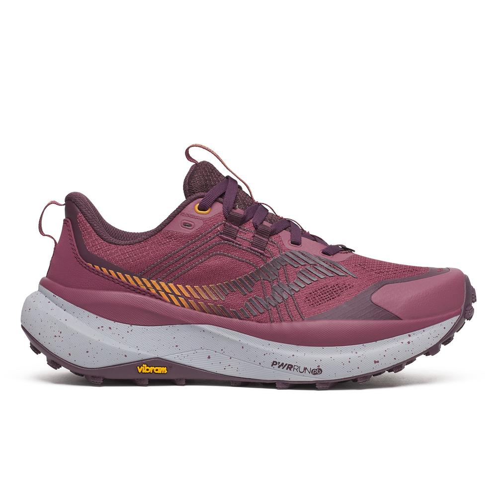 Saucony Xodus Ultra 4 | Terra/Wine | Women's Cushioned Trail Running and Walking Shoe