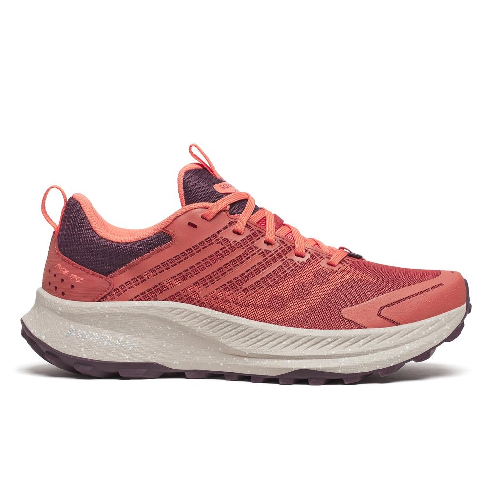 Saucony Ride TR2 | Brick/Wine | Women's Trail Running Shoes