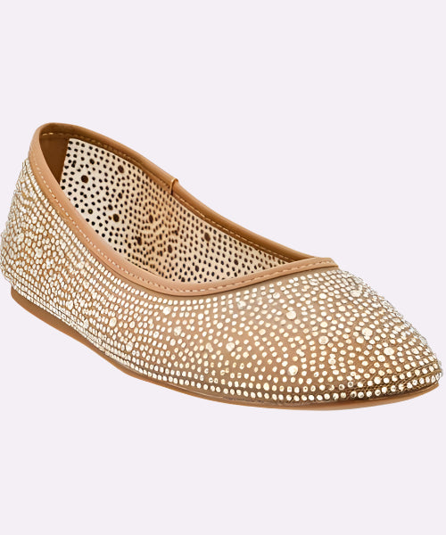 Corkys It's A Vibe Ballet Flat-Tan