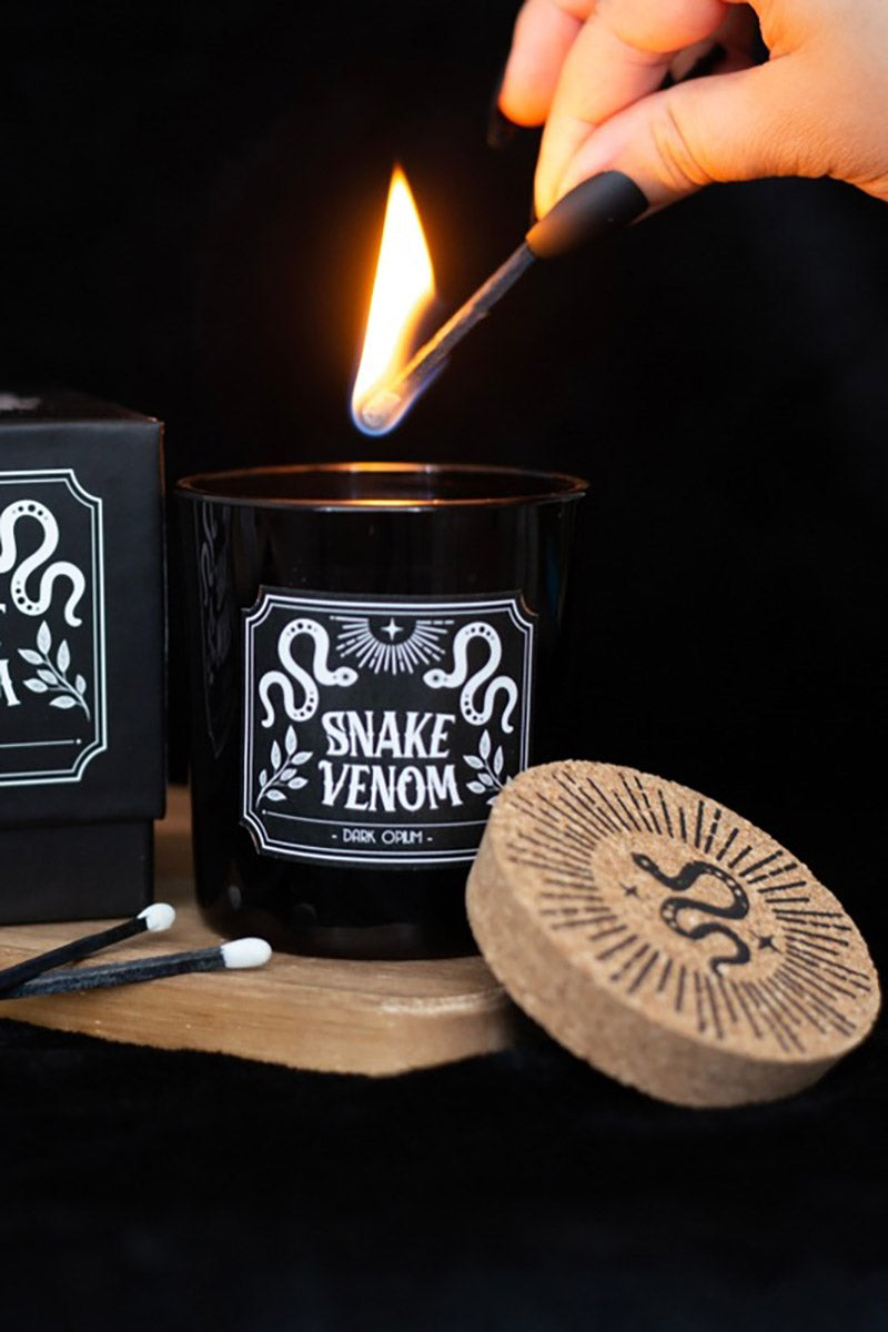 Snake Venom Dark Opium Candle