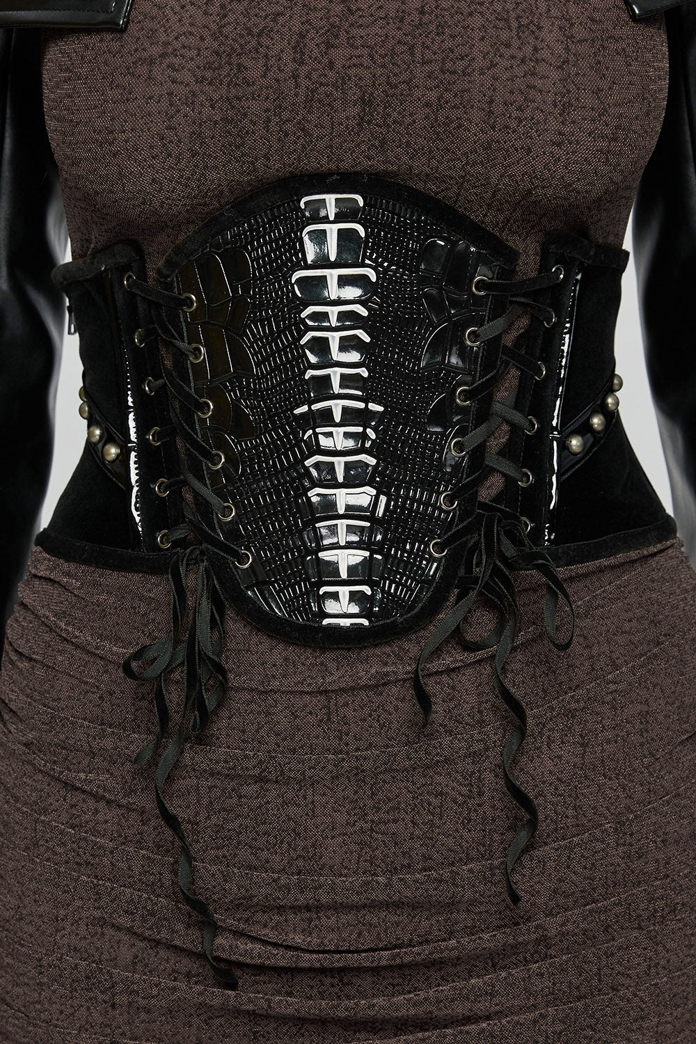 Exhumed Skeleton Spine Underbust Corset