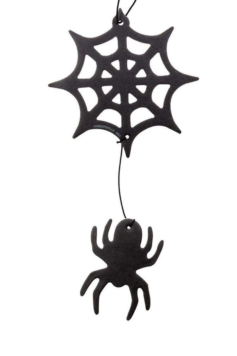 Spiderweb and Spider Air Freshener