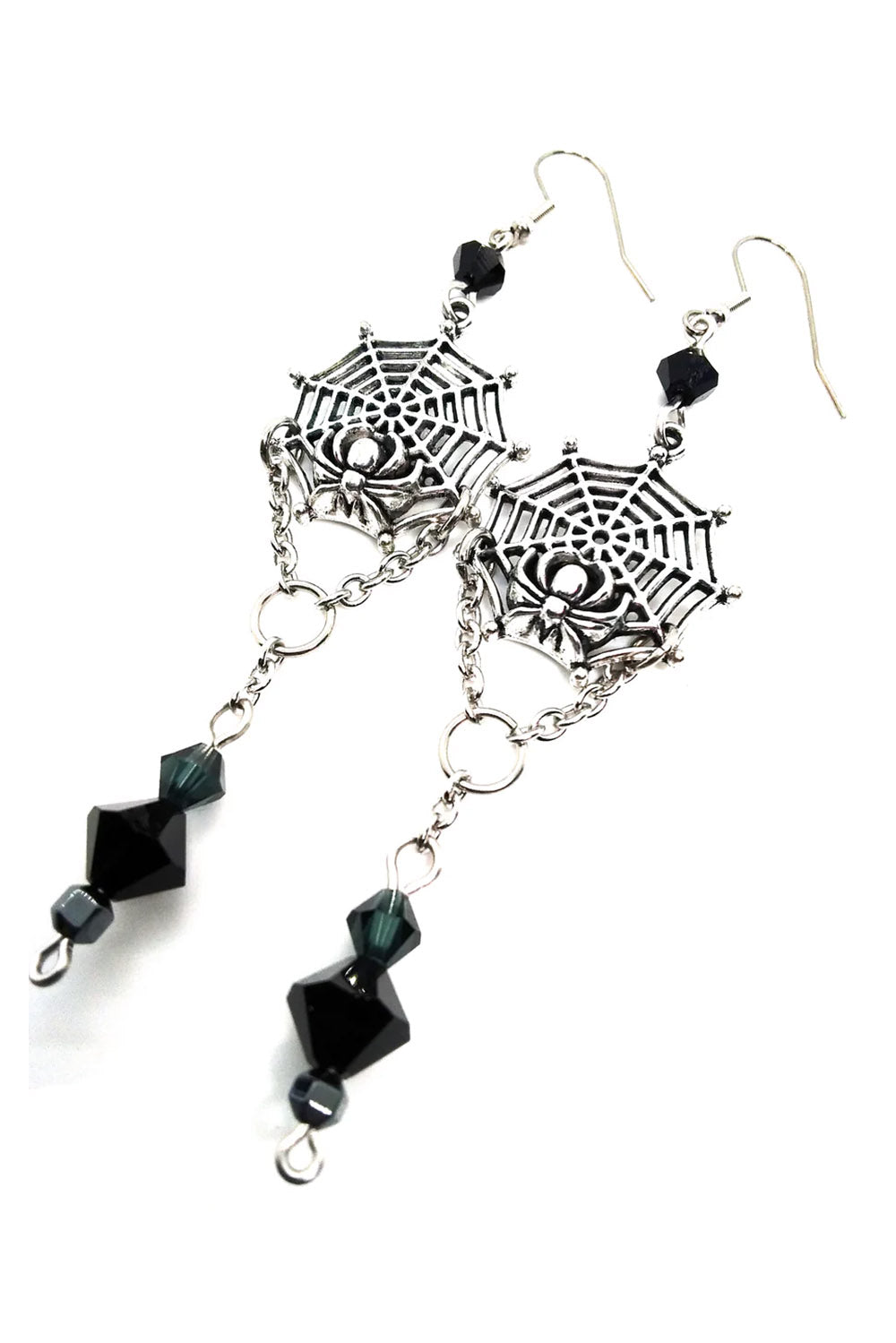 Spider Web Earrings