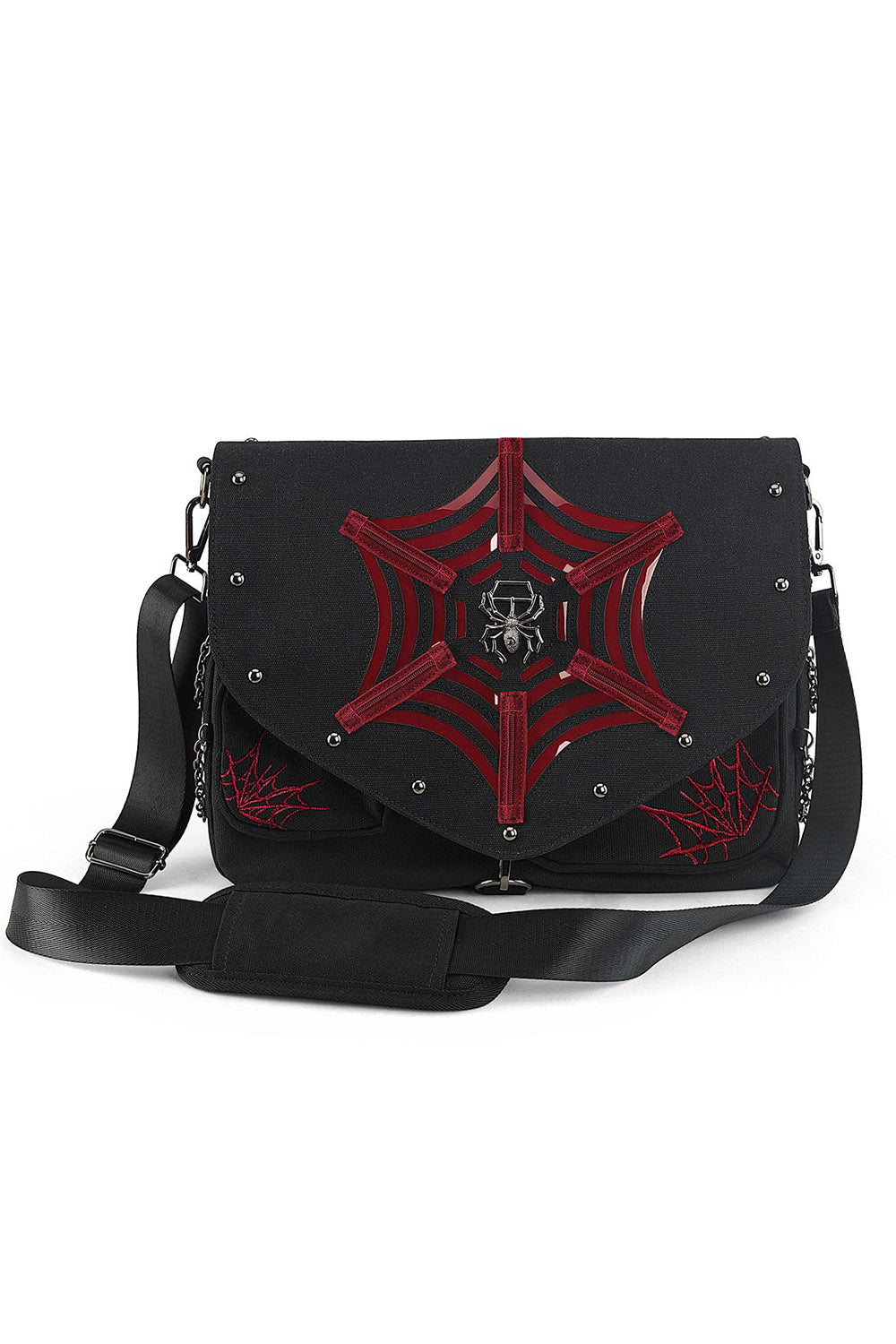 Demonia Canvas Messenger Bag