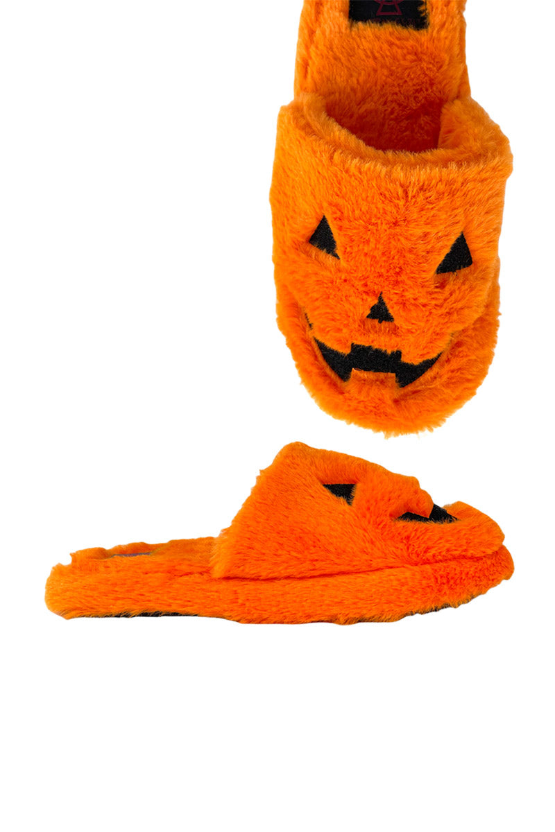 Orange Kreepy Kozy Jack Slippers [ORANGE/BLACK]