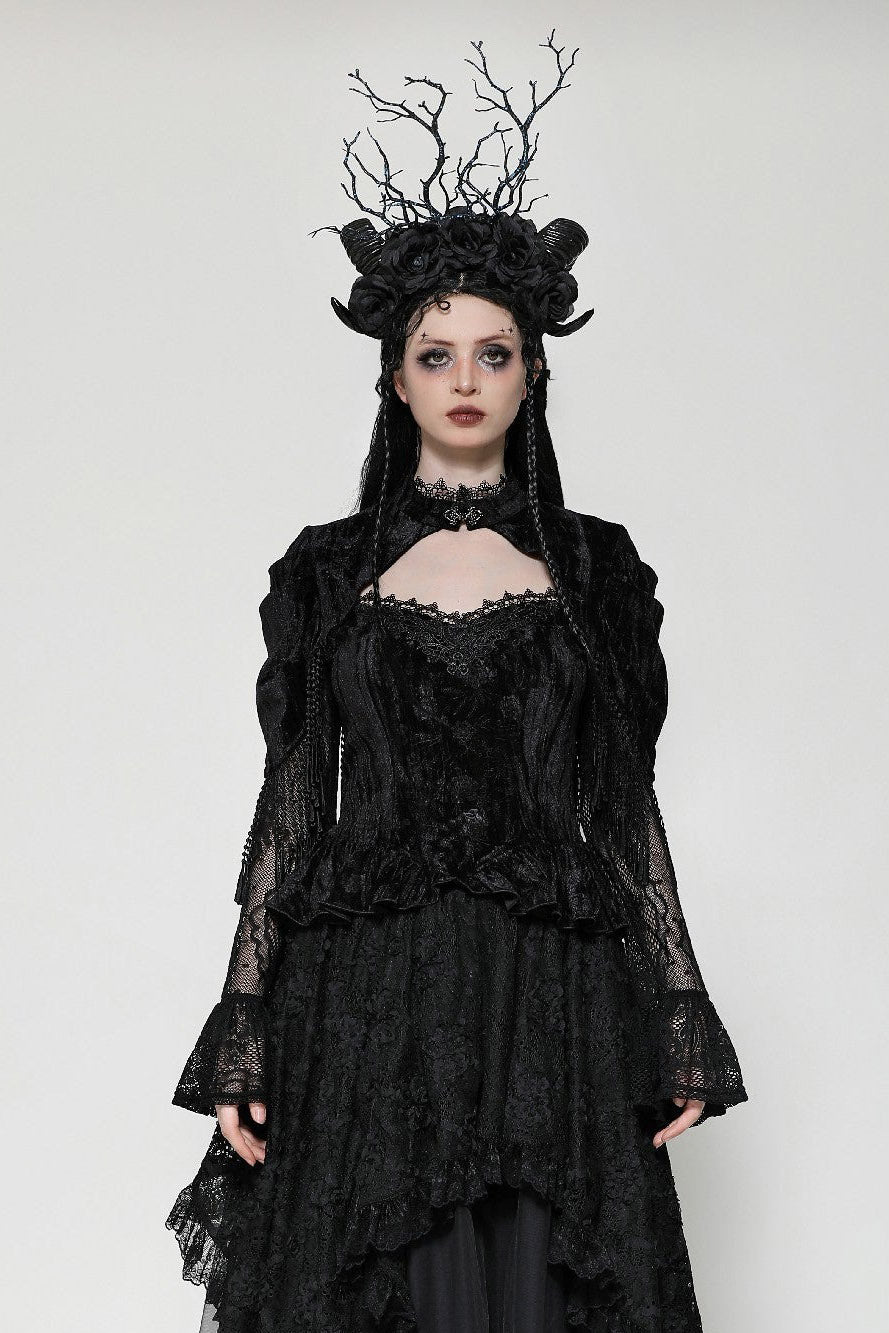 Note Dame Peplum Top