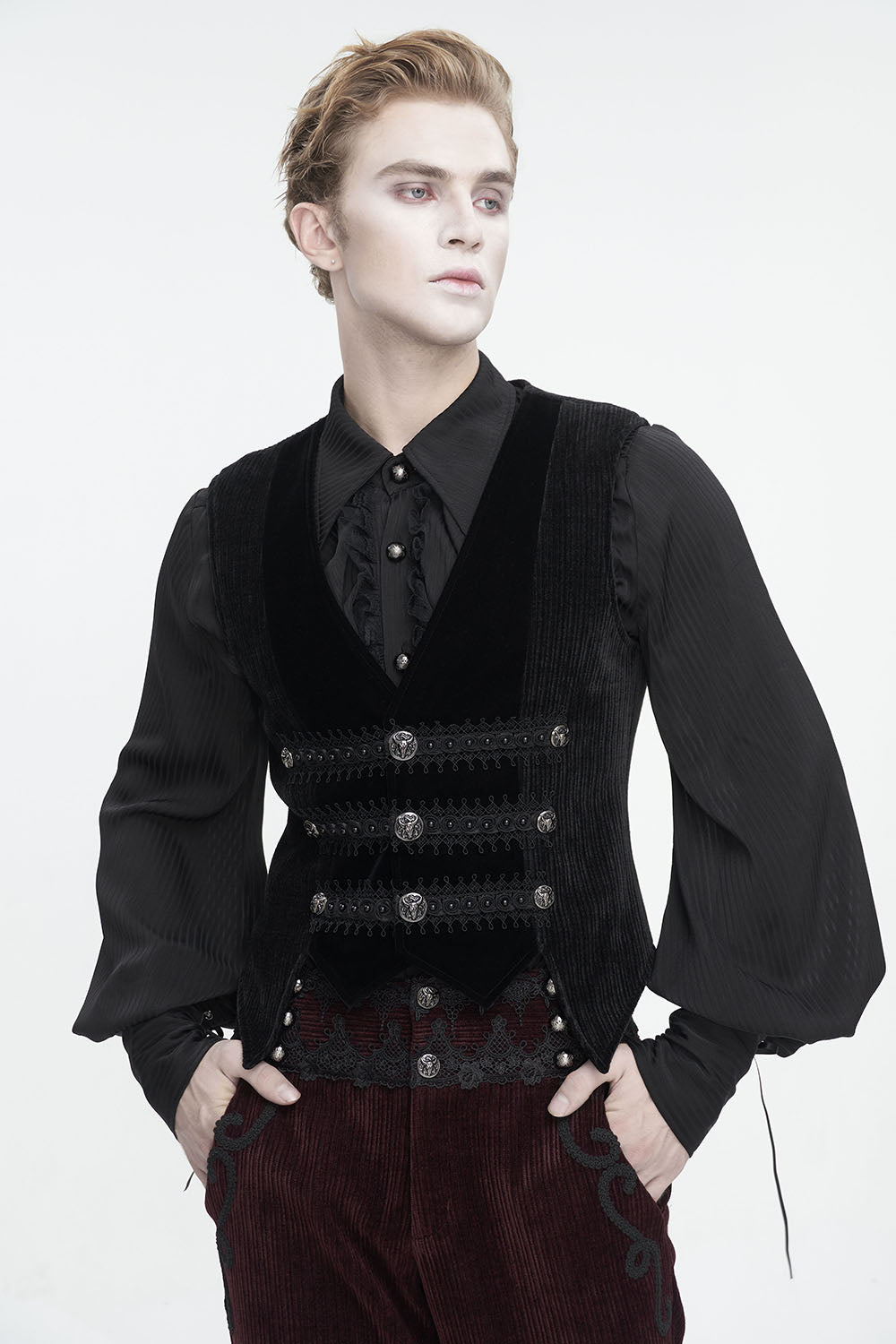 Demise Vampire Goth Waistcoat