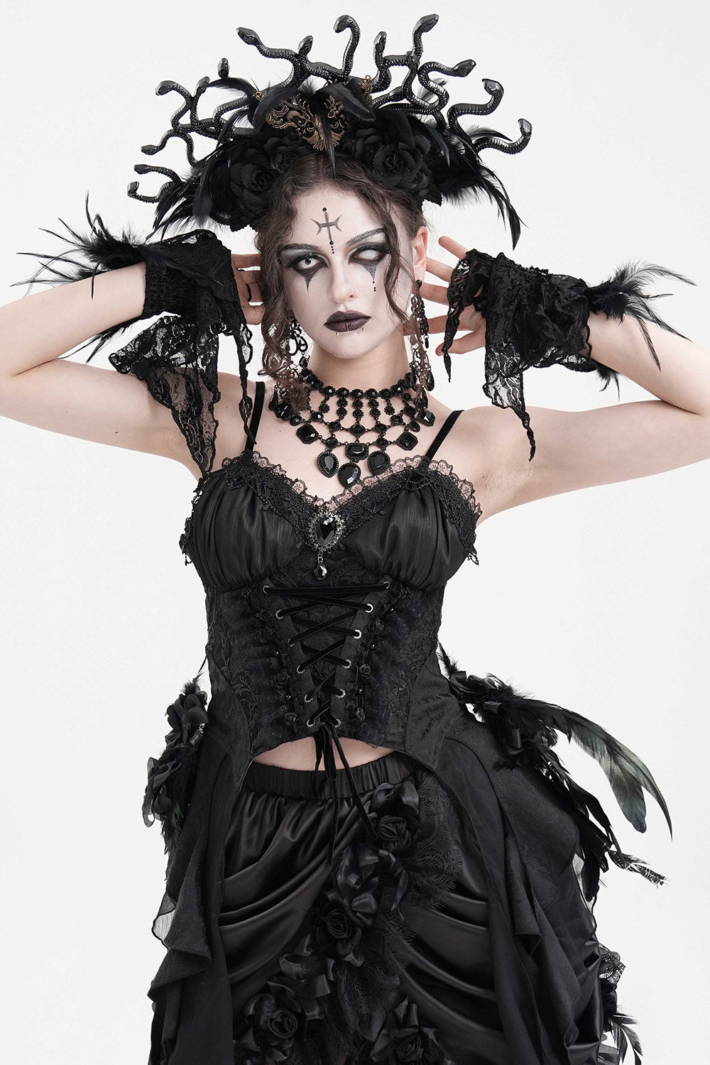 Bow to None Lace Corset Top