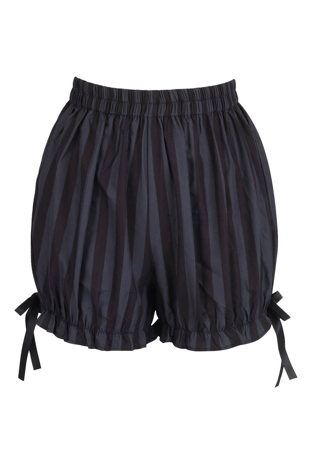 Striped Bloomers [Dark Gray/Black]