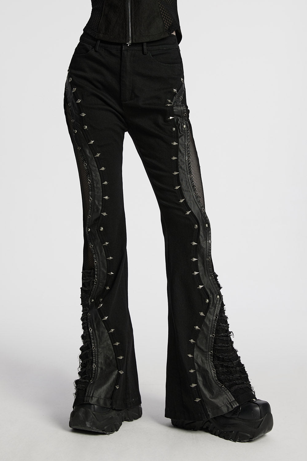 Decay Distressed Bell Bottoms