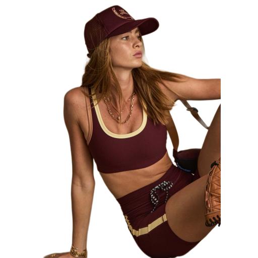 The Upside Trail Harley Scoop Bra | Red | Women's Activewear Bra