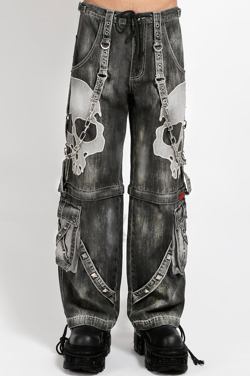 Tripp NYC Scare Dark Street Pants [Fog Wash Black Denim]