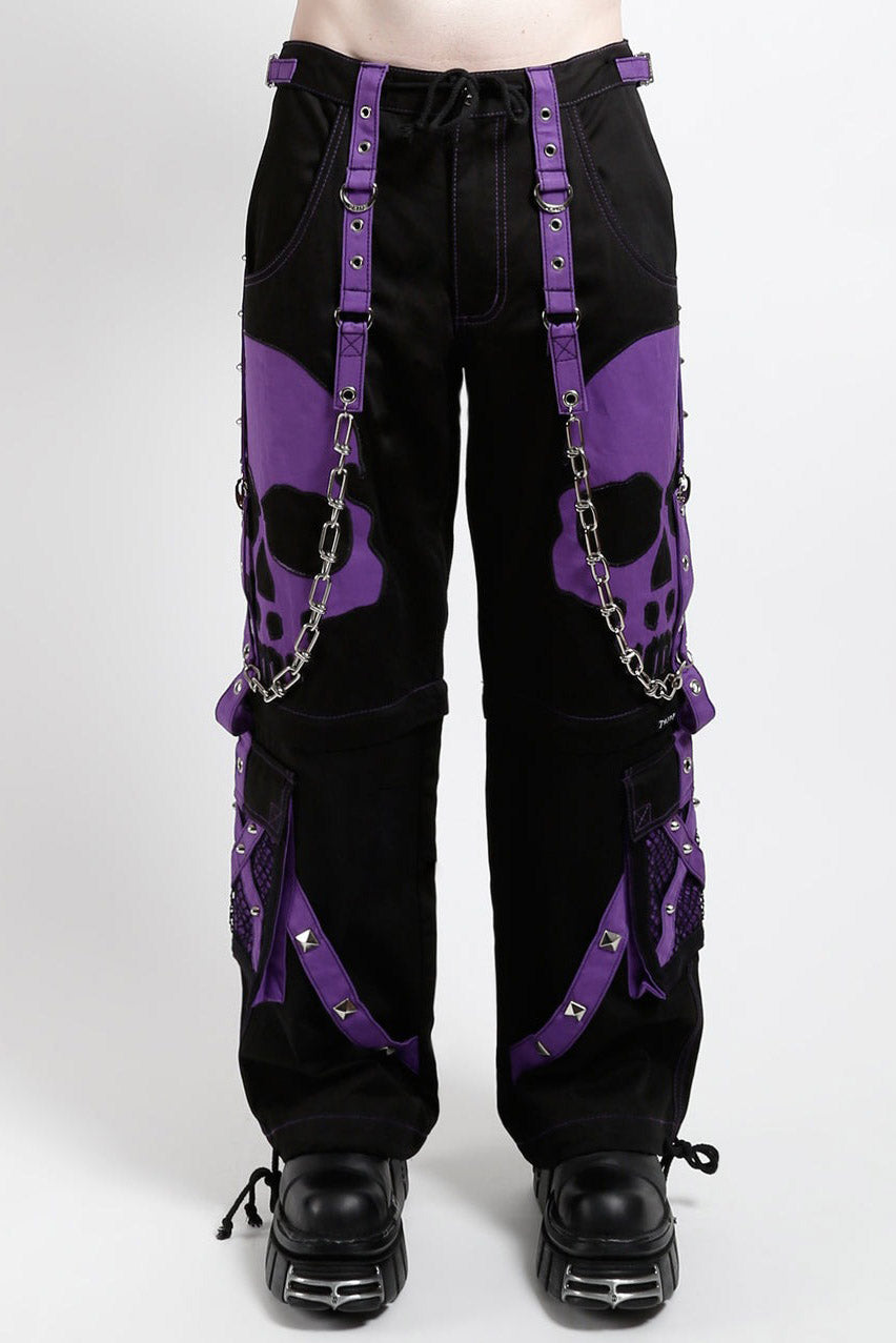 Tripp NYC Scare Dark Street Pants [BLACK/PURPLE]