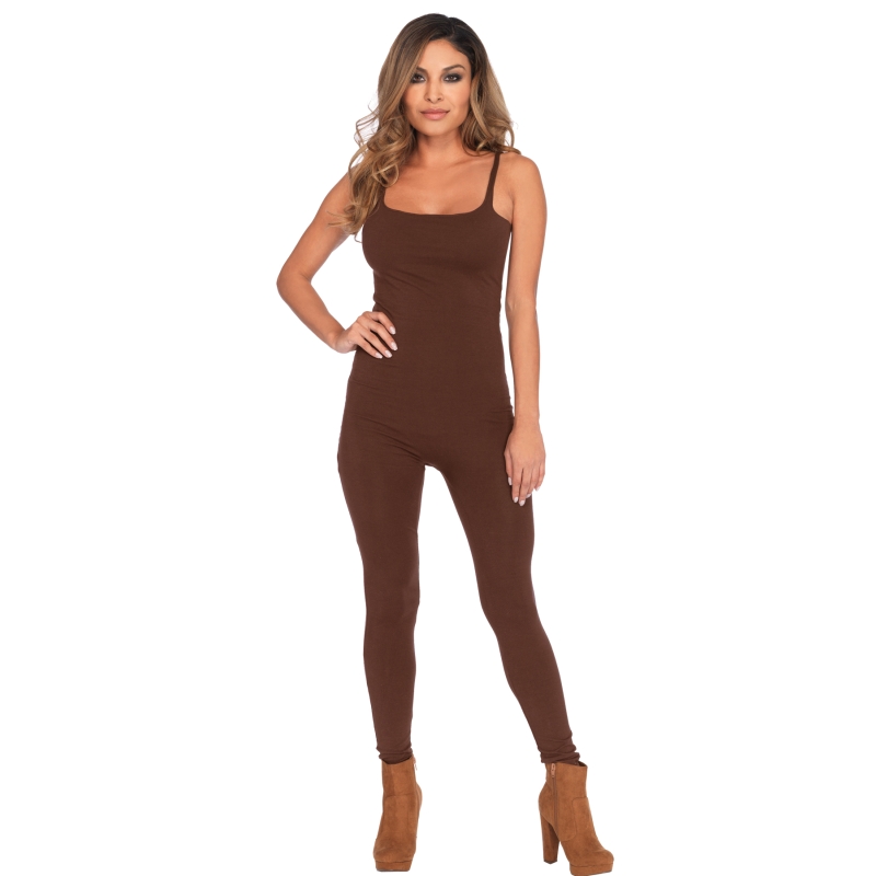 Basic Unitard Adult Brown Sm M