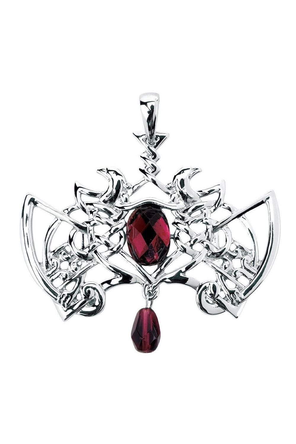 Celtic Double Birds Necklace