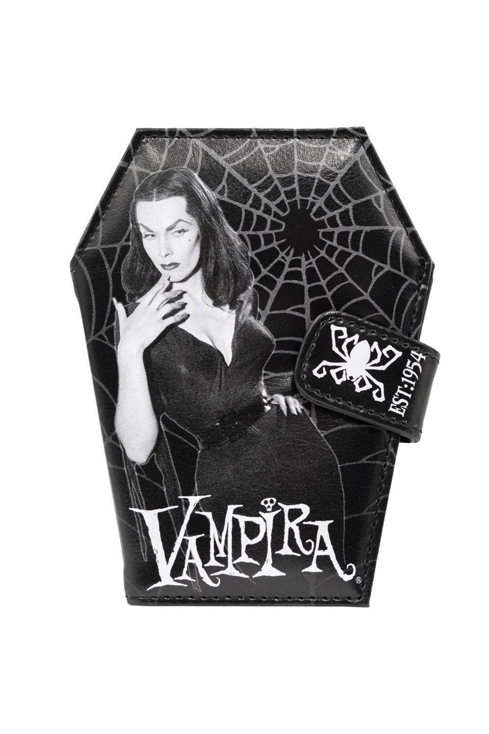 Vampira Cobweb Coffin Wallet