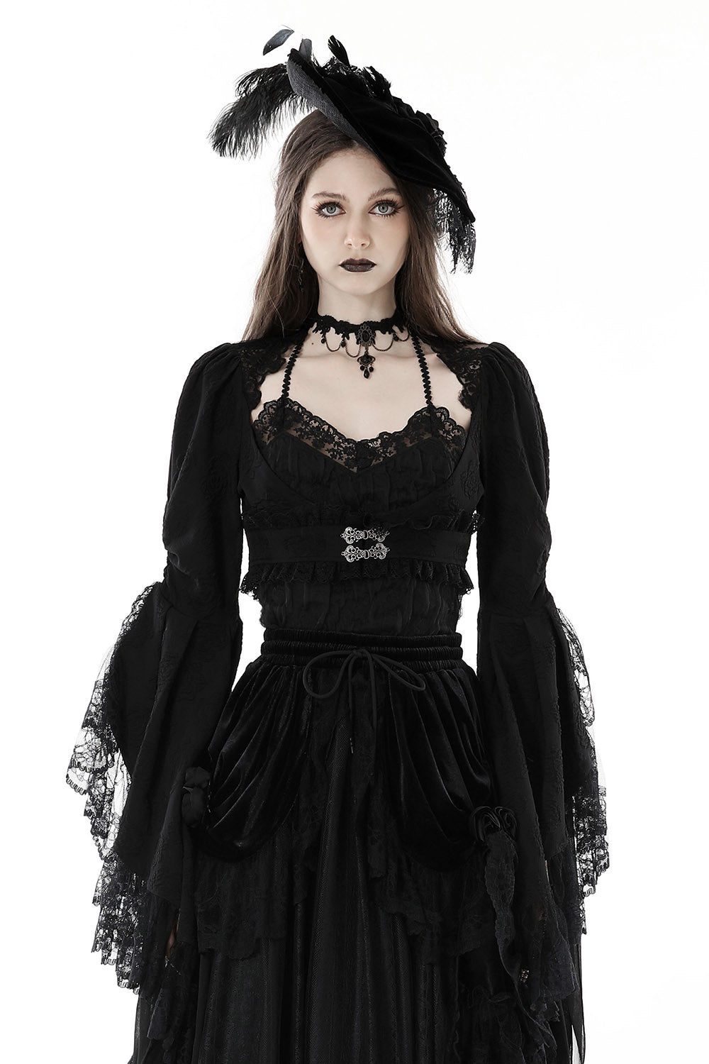 Vampiren Victorian Goth Bolero