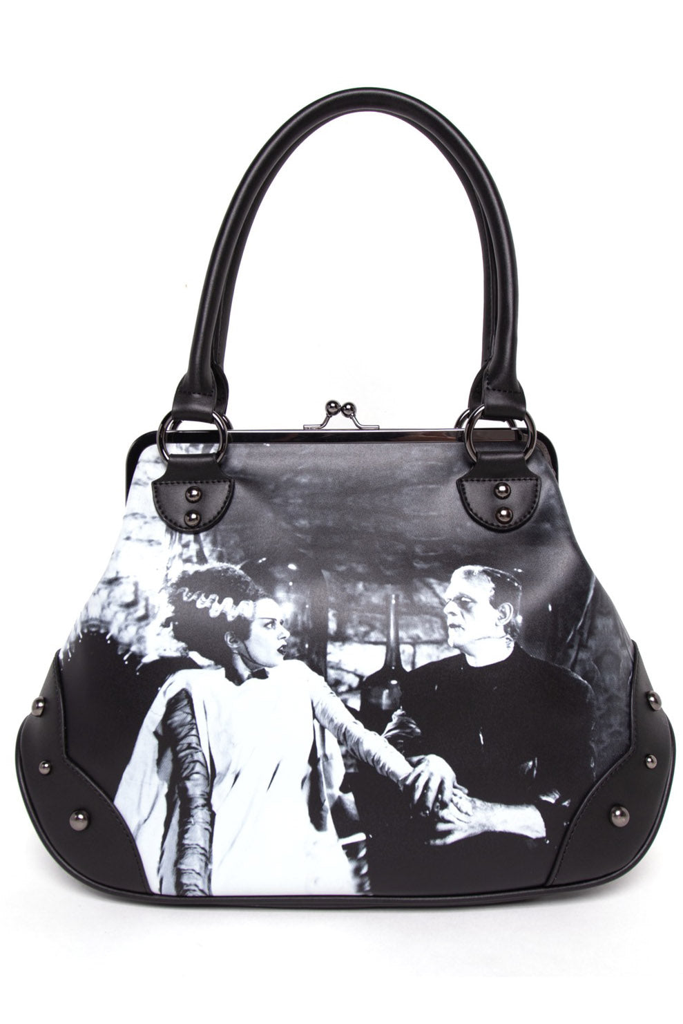 We Belong Dead Bride of Frankenstein Kisslock Handbag