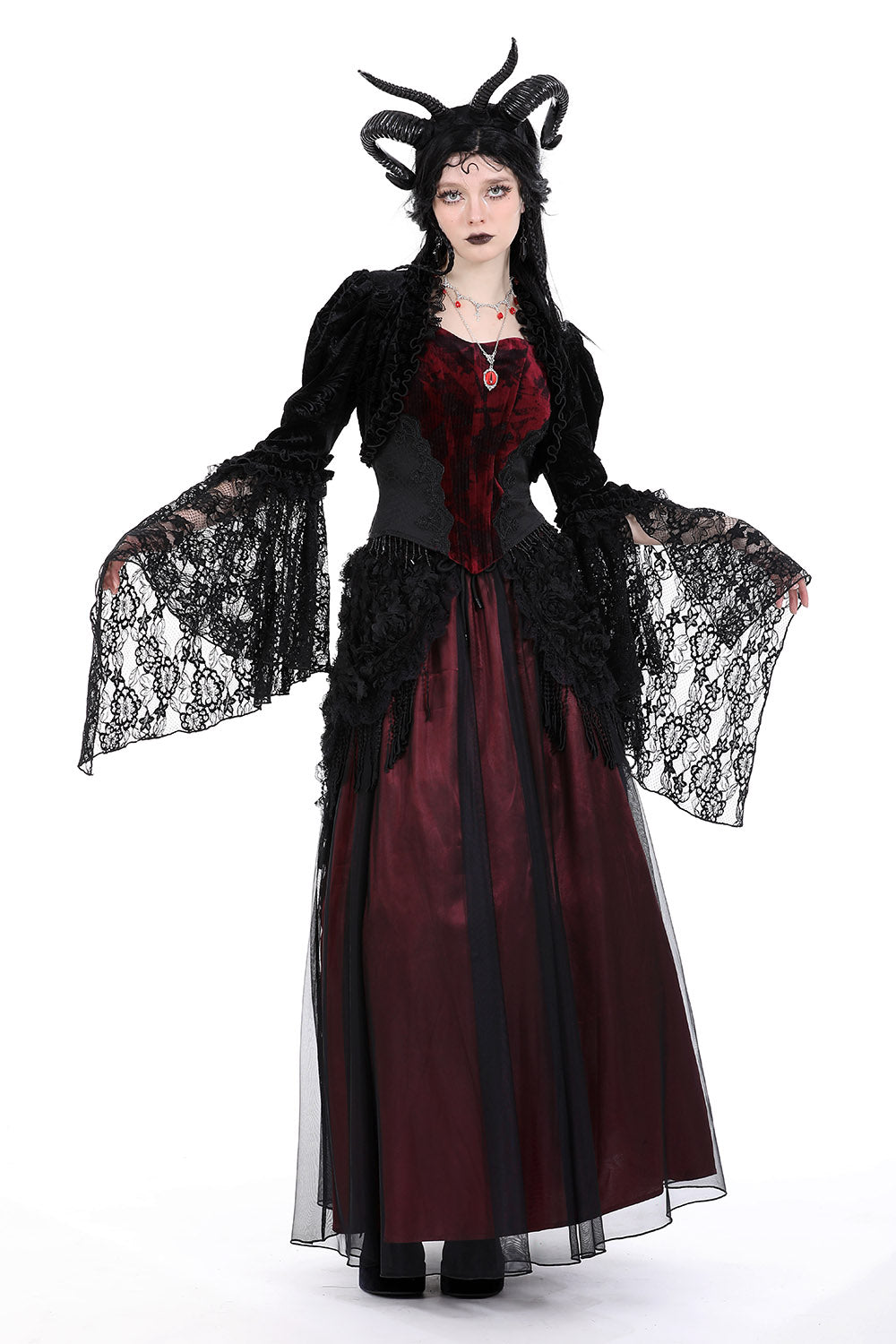 Nocturnal Bloom Velvet Shrug