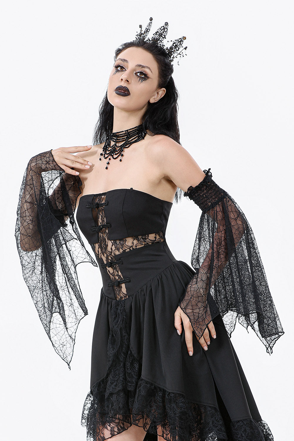 Spiderveil Sheer Mesh Arm Sleeves