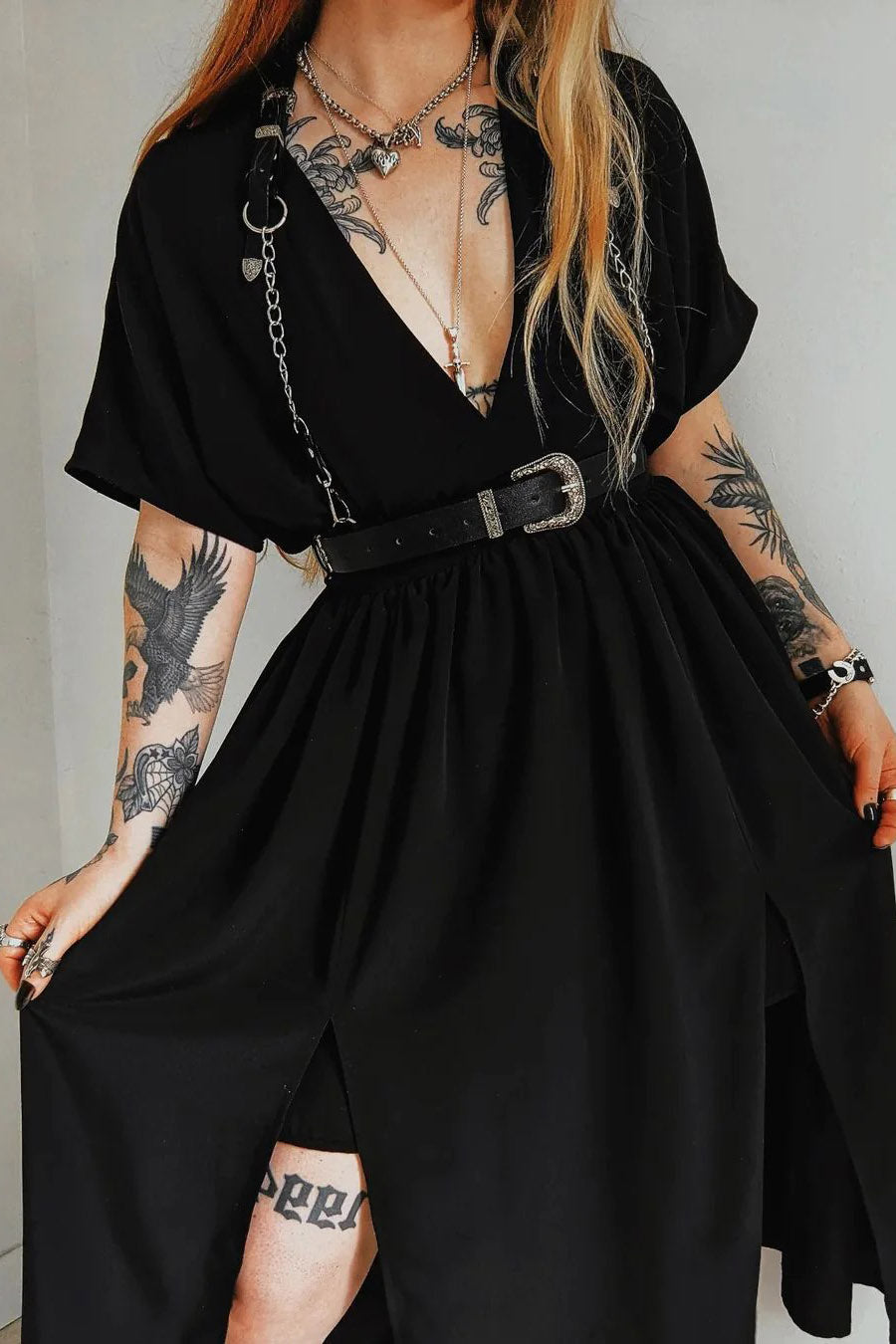 The Sharpshooter Western Goth Chain Harness