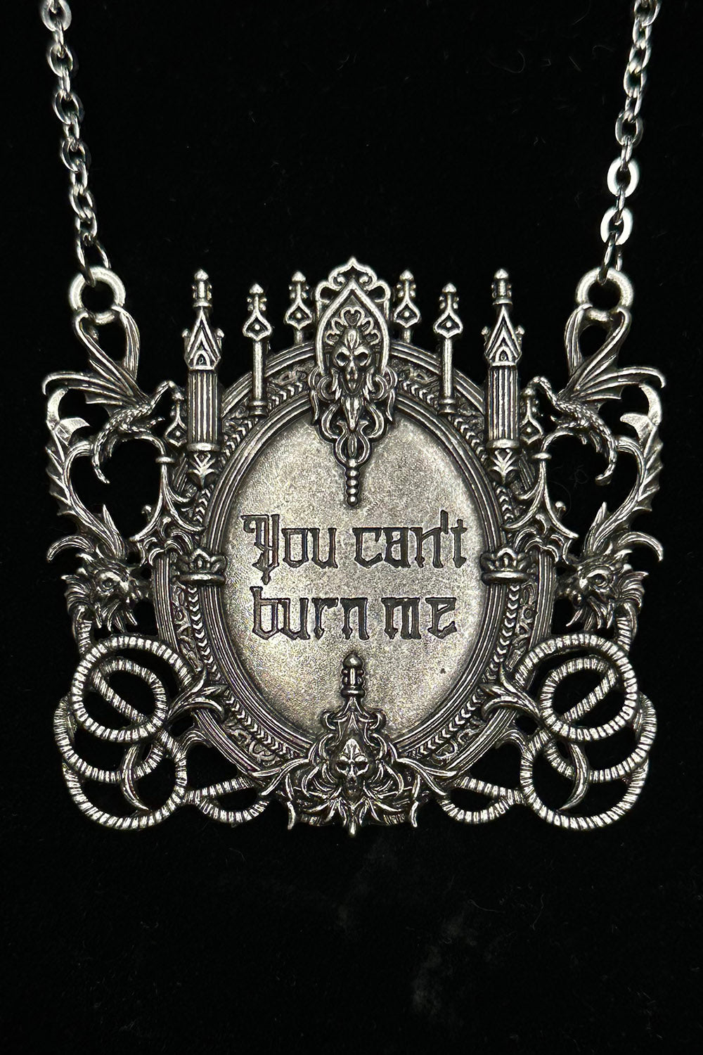 You Can't Burn Me Witch Necklace [Mother of Hades x VampireFreaks]
