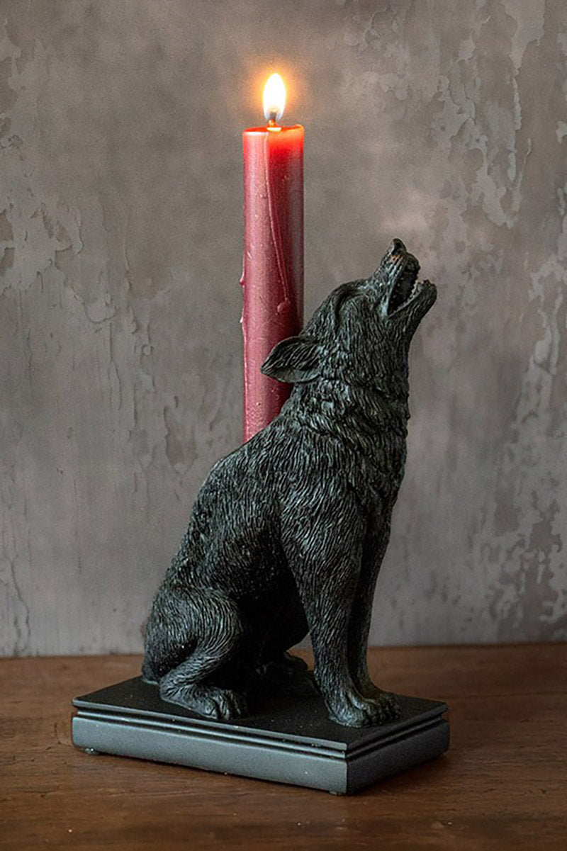 Ulula Noctis Wolf Candle Holder